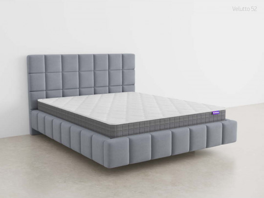 Парящая кровать Бруно с подъемным механизмом SleepArt, стиль современный, цвет коричневый