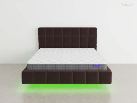 Парящая кровать Бруно с подсветкой и подъемным механизмом по цене от 93 500 ₽ , стиль современный, цвет серый 7 | Парящие кровати