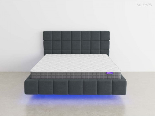 Парящая кровать Бруно с подсветкой и подъемным механизмом по цене от 93 500 ₽ , стиль современный, цвет серый 3 | Парящие кровати