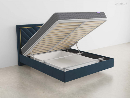 Парящая кровать Рио с подъемным механизмом по цене от 93 000 ₽ , стиль современный, цвет синий 1 | Парящие кровати