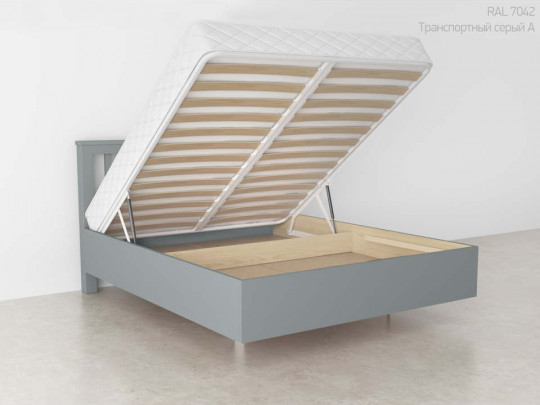 Парящая кровать Агния с подъемным механизмом по цене от 52 167 ₽ , стиль кантри, цвет серый 4 | Парящие кровати