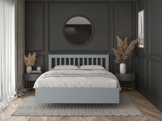 Парящая кровать Агния с подъемным механизмом по цене от 52 167 ₽ , стиль кантри, цвет серый 1 | Парящие кровати