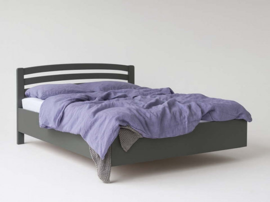 Парящая кровать Сиена с подъемным механизмом Relaksan, стиль современный, цвет серый