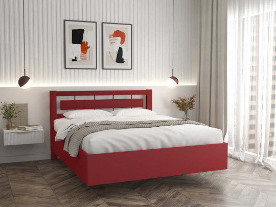 Парящая кровать Соло с подъемным механизмом по цене от 52 833 ₽ , стиль современный, цвет красный 3 | Парящие кровати