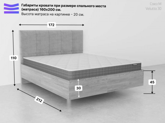 Парящая кровать Холли с подъемным механизмом по цене от 58 667 ₽ , стиль кантри, цвет зеленый 5 | Парящие кровати