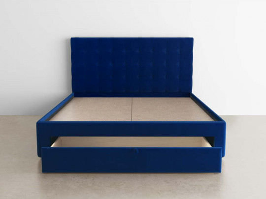 Мягкая кровать Агата с 1 ящиком по цене от 44 415 ₽ , стиль современный, цвет бежевый 1 | Кровати