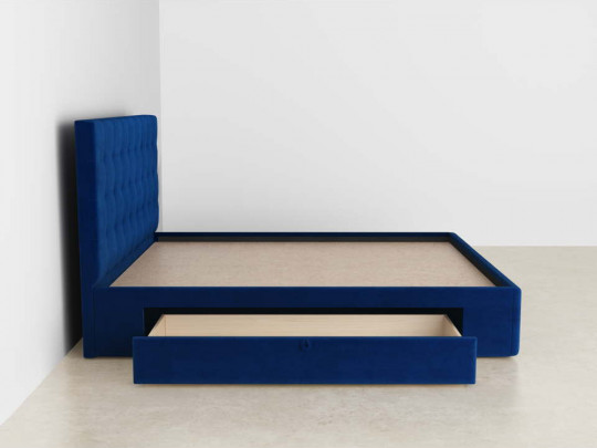 Мягкая кровать Агата с 1 ящиком по цене от 44 415 ₽ , стиль современный, цвет бежевый 2 | Кровати