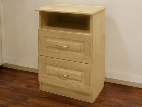 Тумба Relaksan Авангард 2 ящика и ниша Relaksan, высота, см 65, стиль классический, минимализм, лофт, прованс, скандинавский, ретро, винтажный, современный, цвет бежевый