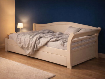 Кровать из массива дерева Тюрингия-1 белый