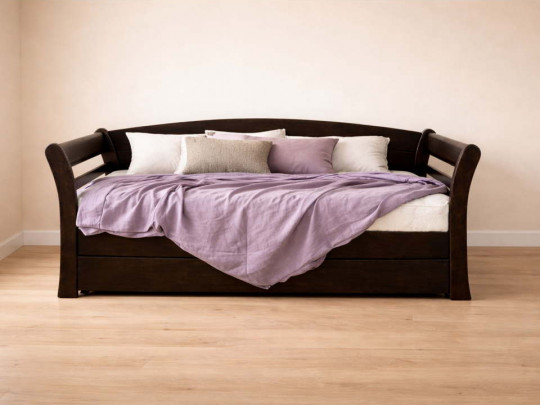 Кровать тахта Rollmatratze Тюрингия-2 венге | Кровати - 1 Кровать тахта Rollmatratze Тюрингия-2 венге по цене от 104 180 ₽ , стиль классический, цвет венге, черный 1 | Кровати