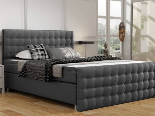 Кровать Sleepart Джимга SleepArt, стиль рококо, барокко, ампир, цвет серый