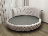 Круглая кровать Sleepart Дюрей по цене от 86 000 ₽ , стиль восточный, ампир, барокко, рококо, королевский, цвет бежевый 6 | Круглые кровати