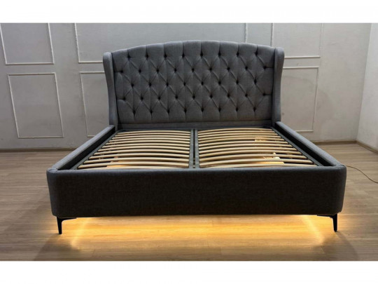 Кровать Mebelin Виста (Феррара) по цене от 59 000 ₽ , стиль классический, скандинавский, цвет серый 2 | Кровати Mebelin