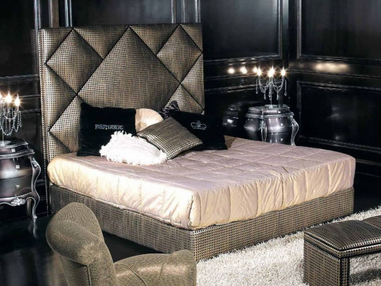 Кровать Sleepart Финтас SleepArt, стиль классический, рококо, цвет коричневый