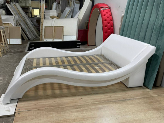 Кровать Sleepart Алианна по цене от 50 000 ₽ , стиль современный, модерн, цвет белый 3 | Кровати с низким изголовьем