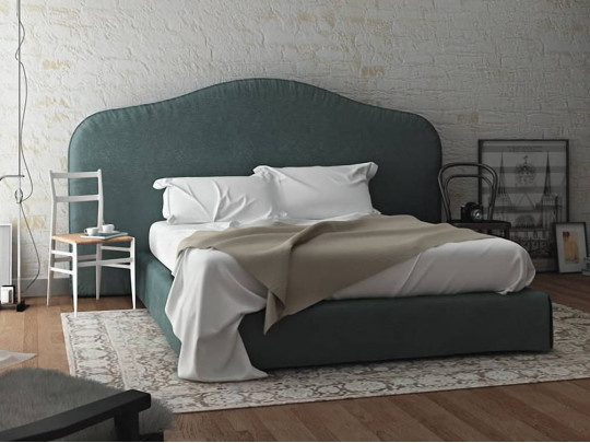 Кровать Sleepart Лучас SleepArt, стиль рококо, французский, восточный, цвет зеленый