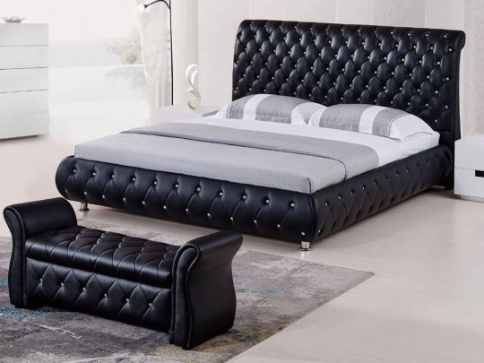 Кровать Sleepart Сартоме SleepArt, стиль винтажный, классический, цвет черный