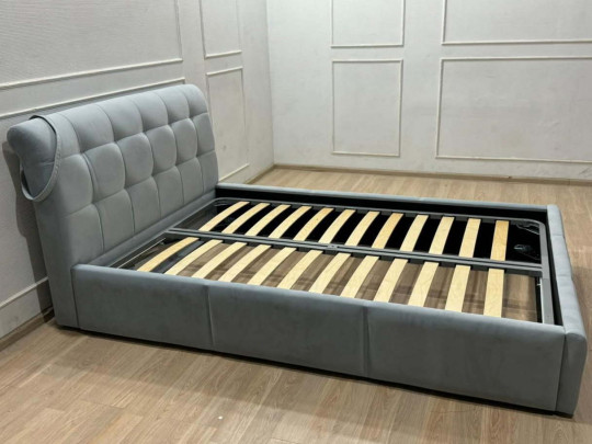 Кровать Mebelin Риджен (Стронг) по цене от 59 700 ₽ , стиль современный, цвет черный 2 | Кровати Mebelin