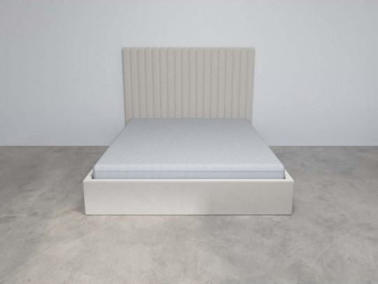 Кровать Mebelin Стил Лайн (Аланса) Бежевый по цене от 49 500 ₽ , стиль современный, цвет бежевый 2 | Кровати Mebelin