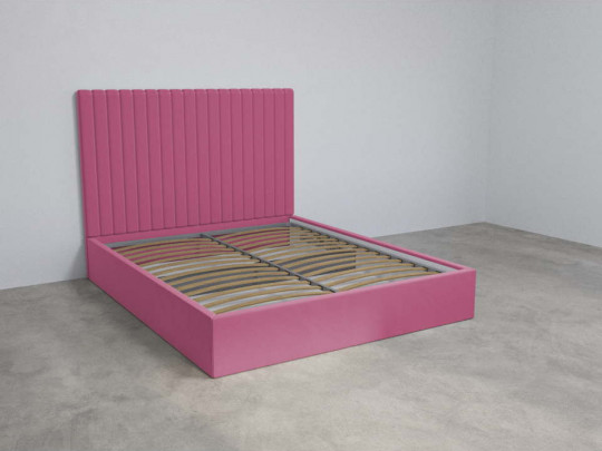 Кровать Mebelin Стил Лайн (Аланса) с подъемным механизмом Розовый по цене от 53 500 ₽ , стиль современный, цвет розовый 4 | Кровати с подъемным механизмом