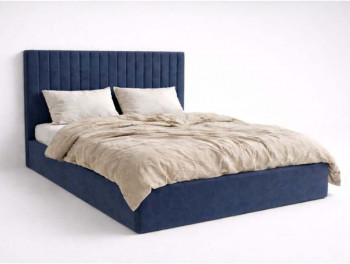 Кровать Mebelin Стил Лайн (Аланса) с подъемным механизмом Синий