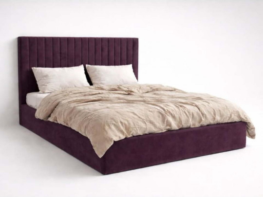 Кровать Mebelin Стил Лайн (Аланса) Фиолетовый Mebelin, стиль современный, цвет фиолетовый