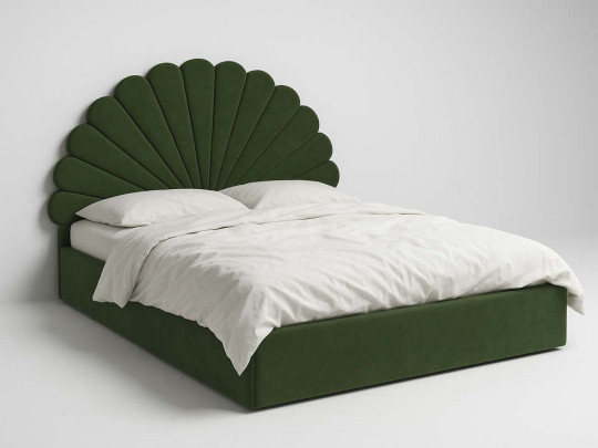 Кровать Sleepart Эссема Зеленый SleepArt, стиль классический, рококо, цвет зеленый