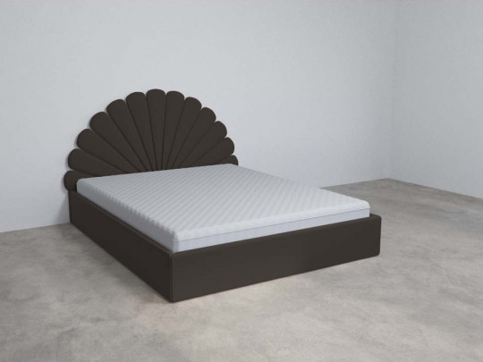 Кровать Sleepart Эссема Коричневый по цене от 51 000 ₽ , стиль классический, рококо, цвет коричневый 2 | Кровати с мягкой обивкой