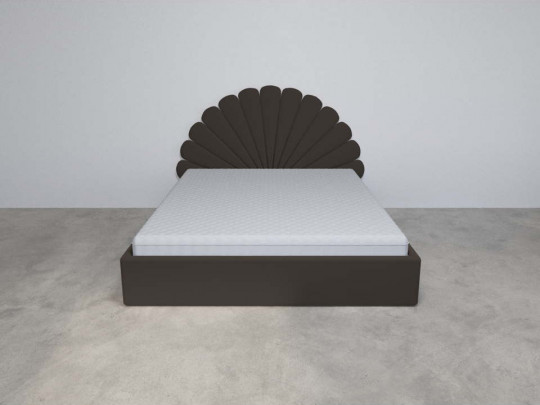 Кровать Sleepart Эссема Коричневый по цене от 51 000 ₽ , стиль классический, рококо, цвет коричневый 3 | Кровати с мягкой обивкой