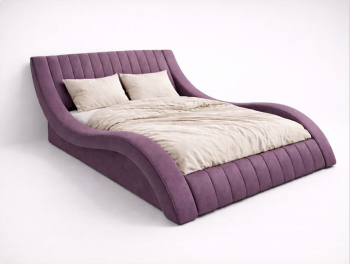 Кровать Mebelin Плавлайн (Колорадо) Фиолетовый