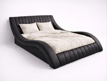 Кровать Mebelin Плавлайн (Колорадо) с подъемным механизмом Черный