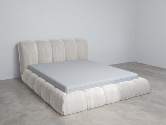 Кровать Mebelin Объем Элит (Меретти) Бежевый по цене от 67 200 ₽ , стиль современный, цвет бежевый 4 | Кровати Mebelin