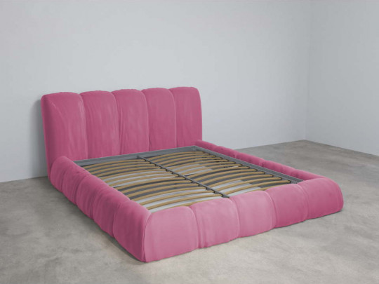Кровать Mebelin Объем Элит (Меретти) с подъемным механизмом Розовый по цене от 71 200 ₽ , стиль современный, цвет розовый 4 | Кровати с подъемным механизмом