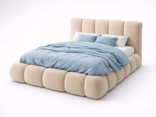 Кровать Mebelin Объем Элит (Меретти) Бежевый Mebelin, стиль современный, цвет бежевый