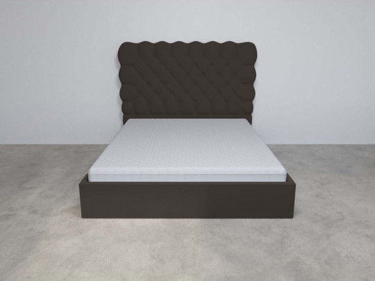 Кровать Sleepart Милан Коричневый по цене от 31 500 ₽ , стиль рококо, прованс, цвет коричневый 3 | Кровати с каретной стяжкой