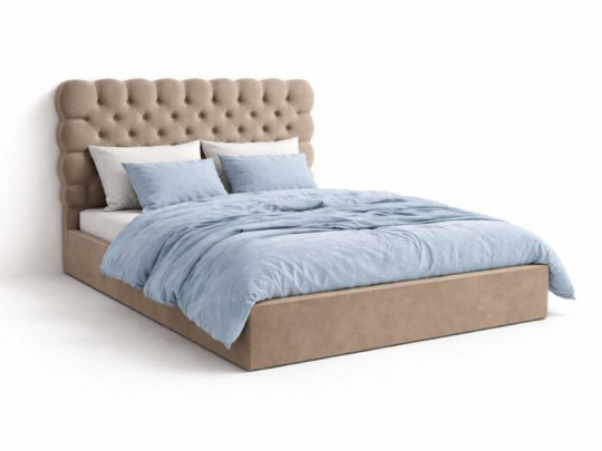 Кровать Sleepart Милан Бежевый SleepArt, стиль рококо, прованс, цвет бежевый