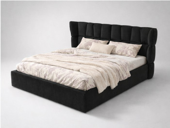 Кровать Mebelin Эфирия (Паулина) с подъемным механизмом Черный