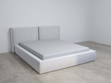 Кровать Mebelin Лофт (Сити) Белый по цене от 73 900 ₽ , стиль лофт, современный, цвет белый 4 | Кровати с мягкой обивкой