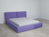 Кровать Mebelin Лофт (Сити) Фиолетовый по цене от 73 900 ₽ , стиль современный, цвет фиолетовый 4 | Кровати с мягкой обивкой