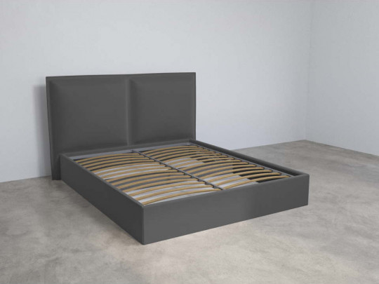 Кровать Mebelin Селин (Суанс) с подъемным механизмом Серый по цене от 63 900 ₽ , стиль современный, цвет серый 4 | Кровати с подъемным механизмом