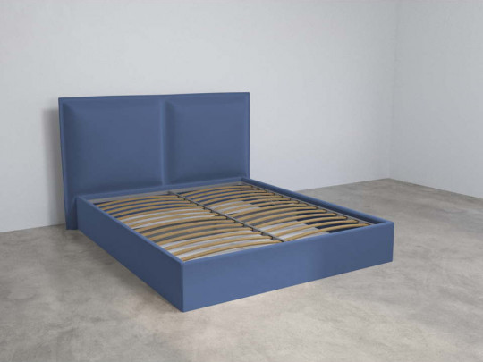 Кровать Mebelin Селин (Суанс) с подъемным механизмом Синий по цене от 63 900 ₽ , стиль современный, цвет синий 4 | Кровати с подъемным механизмом
