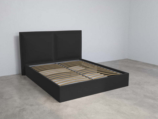 Кровать Mebelin Селин (Суанс) с подъемным механизмом Черный по цене от 63 900 ₽ , стиль современный, цвет черный 4 | Кровати с подъемным механизмом