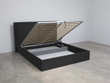 Кровать Mebelin Селин (Суанс) с подъемным механизмом Черный по цене от 63 900 ₽ , стиль современный, цвет черный 1 | Кровати с подъемным механизмом