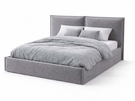 Кровать Mebelin Селин (Суанс) с подъемным механизмом Серый Mebelin, стиль современный, цвет серый