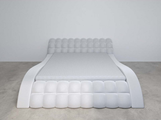 Кровать Mebelin Виченца Белый по цене от 56 000 ₽ , стиль современный, цвет белый 2 | Кровати с мягкой обивкой