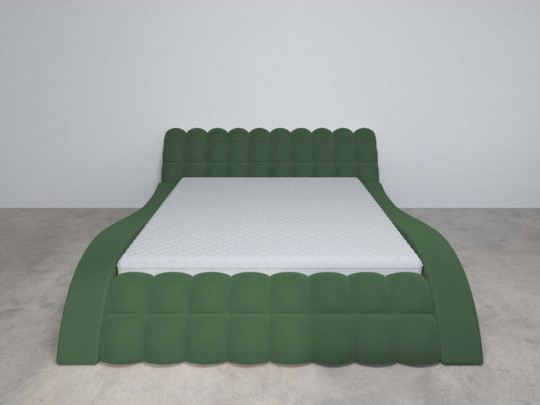 Кровать Mebelin Виченца Зеленый по цене от 56 000 ₽ , стиль современный, цвет зеленый 1 | Кровати с мягкой обивкой