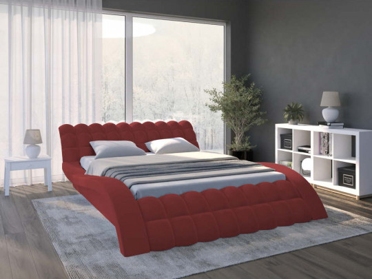 Кровать Mebelin Виченца с подъемным механизмом Красный по цене от 60 000 ₽ , стиль современный, цвет красный 3 | Кровати с подъемным механизмом