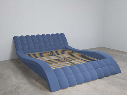 Кровать Mebelin Виченца с подъемным механизмом Синий по цене от 60 000 ₽ , стиль современный, цвет синий 4 | Кровати с подъемным механизмом