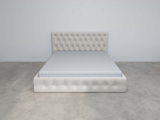 Кровать Mebelin Элегант (Венеция) Бежевый по цене от 44 800 ₽ , стиль современный, цвет бежевый 4 | Кровати с каретной стяжкой