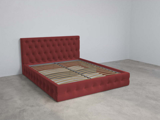 Кровать Mebelin Элегант (Венеция) с подъемным механизмом Красный по цене от 48 800 ₽ , стиль винтажный, цвет красный 4 | Кровати с подъемным механизмом